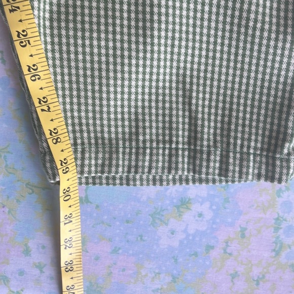 Big Bud Press | Spring Green Gingham Trouser Pants Sz XL 100% Cotton *LIKE NEW* - Picture 10 of 11